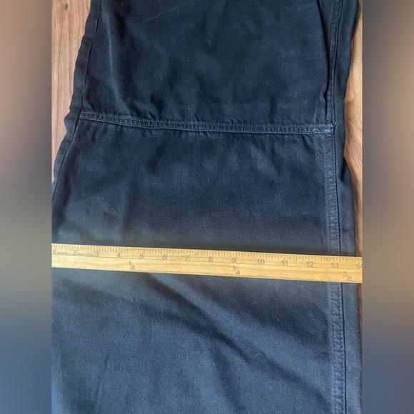 Gap Baggy Mid Rise Jeans Black Wide Leg Size 33/16 Regular NWT Tencel Lyocell - Picture 6 of 12